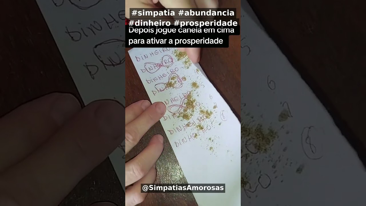 Read more about the article #simpatia #abundancia #dinheiro #prosperidade #dinheiroinesperado